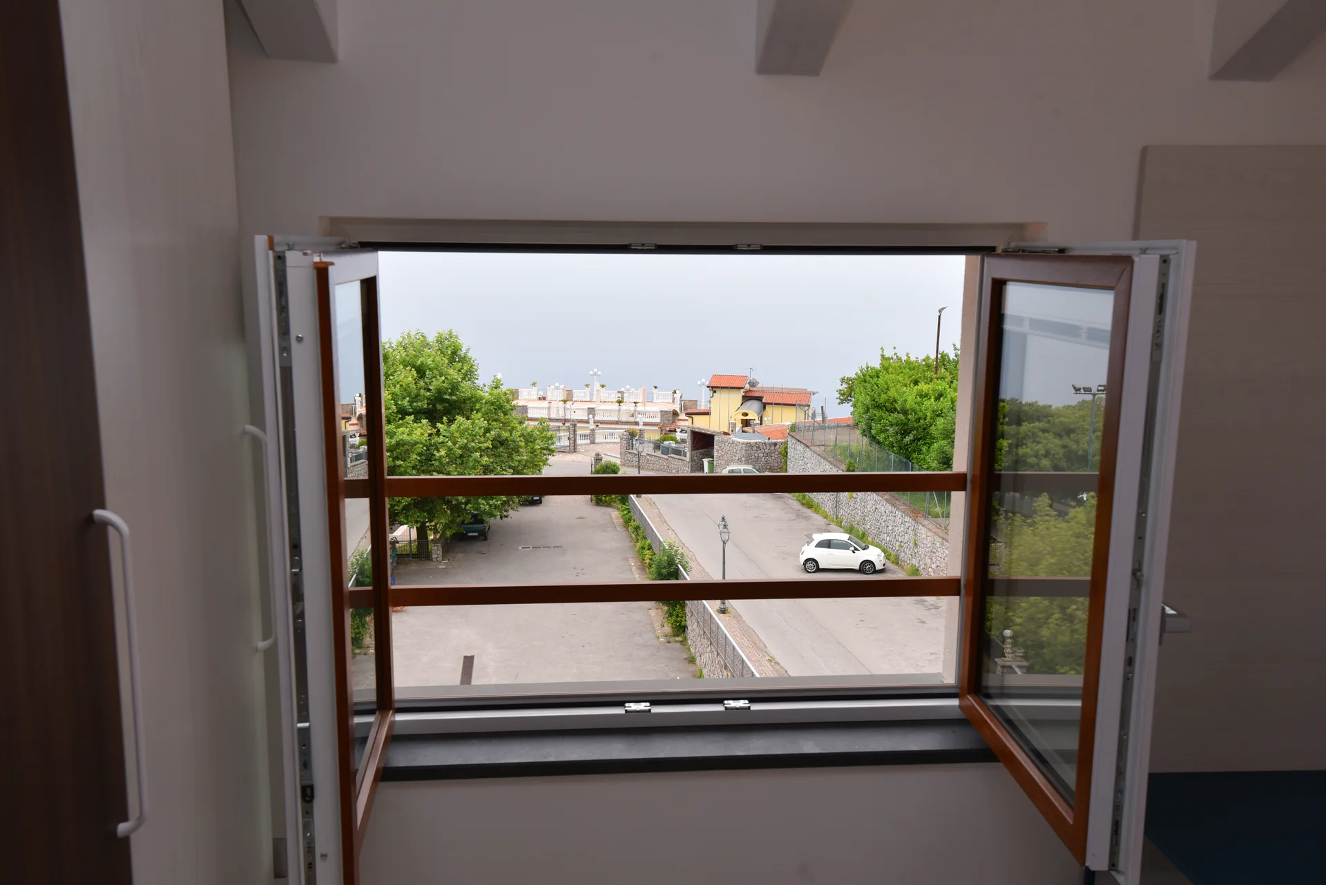 Vista dal balcone